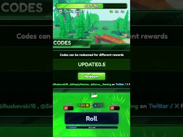 Anime RNG Defense Expired Codes Archive